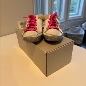 Golden Goose Sneakers with Pink Laces
